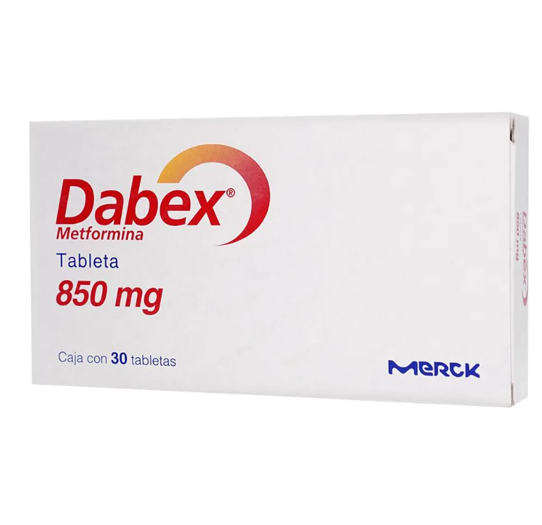 Dabex Tabletas 850 Mg, 30 Tabletas
