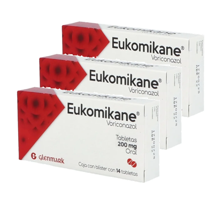 3-pack Eukomikane Voriconazol 200 mg – Total 42 tabletas