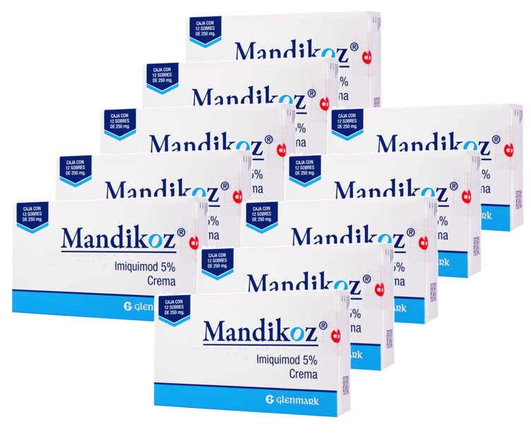 10-pack Mandikoz 5% Imiquimod Crema – Total 120 sobres