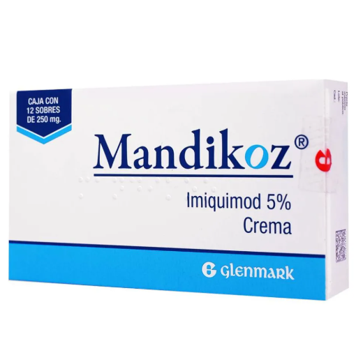 Mandikoz 5% Imiquimod Crema – Caja con 12 sobres