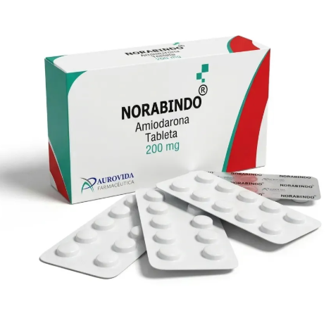 Amiodarona 60 Tabletas De 200mg Norabindo Aurovida
