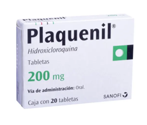 Plaquenil Tabletas 200 Mg, 20 Tabletas