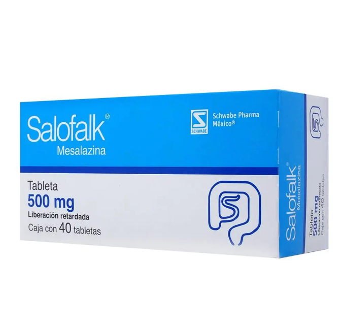 Salofalk Tableta Con Cubierta Entérica 500 Mg, 40 Tabletas