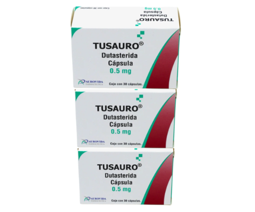 3-pack Tusauro Dutasterida 0.5 Mg - Total 90 Cápsulas Aurovida