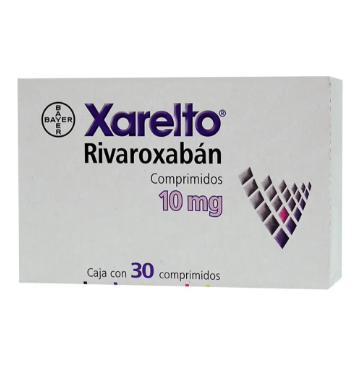 Xarelto Comprimido 10 Mg, 30 Comprimidos