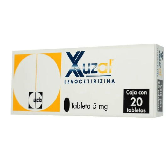 Xuzal Tabletas 5 Mg, 20 Tabletas